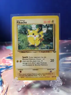 PIKACHU Jungle 60/64 Pokemon TCG WOTC Unlimited MP-HP - Image 1