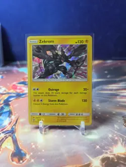 Zekrom Holo Rare 35/73 Shining Legends Pokemon TCG LP - Image 1