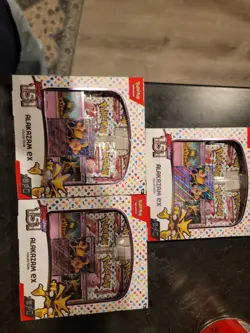 Alakazam EX Collection Box Sealed Pokemon Scarlet And Violet 151 LOT OF 3 820650855269 - Image 1