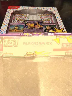 Alakazam EX Collection Box Sealed Pokemon Scarlet And Violet 151 LOT OF 3 820650855269 - Image 3
