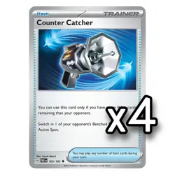 4x Counter Catcher 160/182 Paradox Rift Pokemon Playset x4 - Image 1
