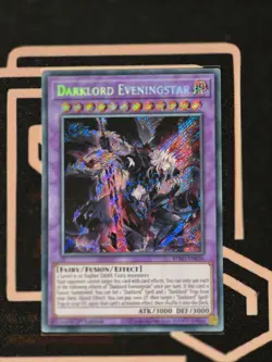 BPRO-EN036 Darklord Eveningstar Secret Rare 1st Edition YuGiOh - Image 1