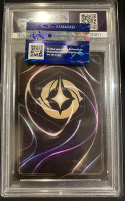 2023 Disney Lorcana First Chapter Mickey Sorcerer Enchanted EN 1 PSA 10 208/204 - Image 2