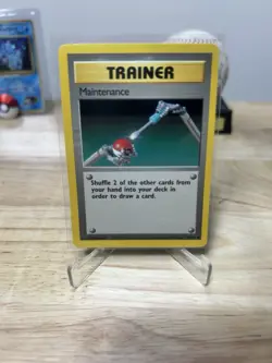Pokemon Maintenance Trainer Card 83/102 Base Set Unlimited WOTC 1999 NM - Image 1