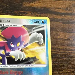 Pokemon TCG Card 2007 Secret Wonders - Weavile 40/132 Reverse Holo - Image 2