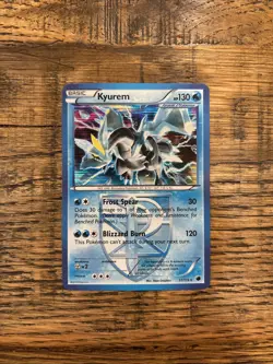 Kyurem 31/116 Holo Rare Raw Pokemon Plasma Freeze Team Plasma Card - Image 1