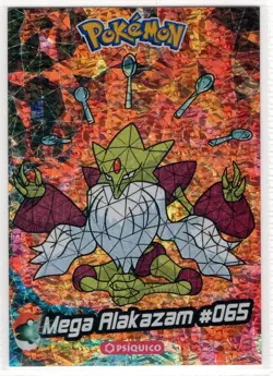 CRYSTAL CARD COLLECTION * MEGA ALAKAZAM #065 - GENGAR BACK- RARE CARD* POKEMON* - Image 1