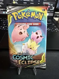 Pokemon Trading Card Game Sun & Moon Cosmic Eclipse Booster Pack 820650805899 - Image 1