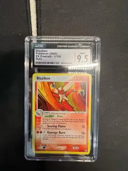 Blaziken 1/106 Graded CGC 9.5 EX Emerald Pokemon Trading Card Game - Image 2