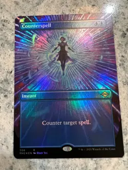 Counterspell - NM - Foil - (Borderless) Modern Horizons - MTG - Image 1