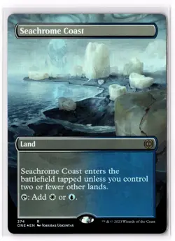Seachrome Coast (Borderless) 374 Phyrexia: All Will Be One Foil NM - Image 1
