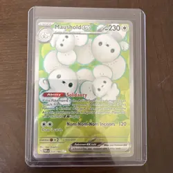 Maushold ex 233/182 Ultra Rare Full Art Holo Pokemon 2023 Paradox Rift NM/M - Image 1