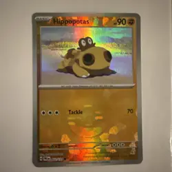 052/131 Hippopotas Pokeball Prismatic Evolutions Pokemon - Image 1