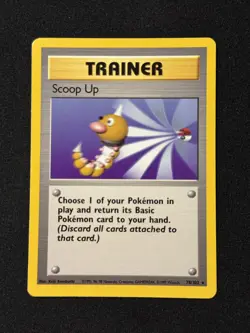 Scoop Up #78/102 - Pokemon TCG - Base Set - Rare - LP - Image 1