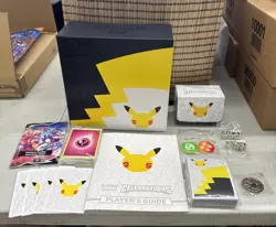 Pokemon Center Exclusive Celebrations Elite Trainer Box ETB 25th Opened No Packs - Image 1