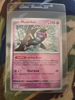 Reverse Holo Munkidori 095/167 Rare Twilight Masquerade Pokemon TCG - Image 3