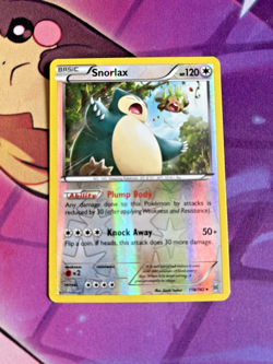 Snorlax 118/162 [BREAKthrough] Pokemon TCG - REVERSE HOLO UNCOMMON - LP - Image 1