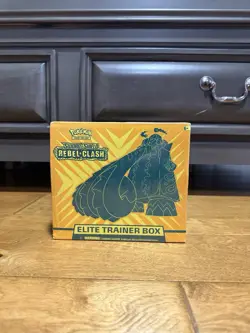 Pokemon Sword and Shield Rebel Clash Elite Trainer Box TCG - Image 1