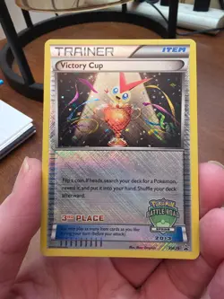 Pokemon 3rd place Spring Victory Cup Promo cross hatched black star BW29 - Image 1