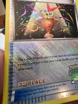 Pokemon 3rd place Spring Victory Cup Promo cross hatched black star BW29 - Image 2