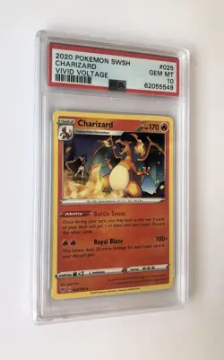 PSA 10 Charizard Vivid Voltage 025/185 Pokemon Gem Mint - Image 3