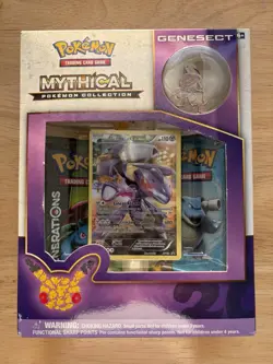 2016 POKEMON XY GENERATIONS MYTHICAL COLLECTION GENESECT PROMO 20th ANNIVERSARY - Image 1