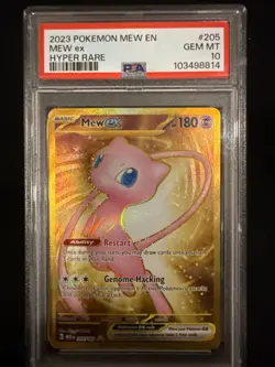 2023 Pokemon Scarlet & Violet 151 - Mew ex Hyper Rare PSA 10 - Image 1