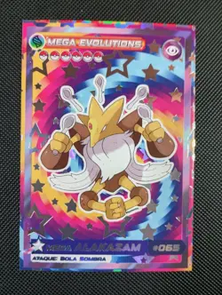 Pokemon Mega Alakazam Mega Evolutions Set Galaxy Holo Peru US Seller - Image 1