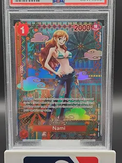 One Piece 2023 Nami SP OP01-016 OP05 Special Alternate Art Card PSA 10 - Image 3