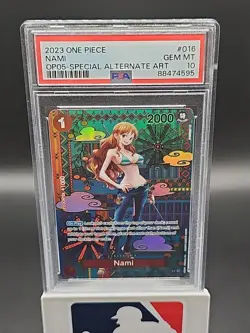 One Piece 2023 Nami SP OP01-016 OP05 Special Alternate Art Card PSA 10 - Image 4