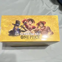 One Piece Card Game 12 Tin Pack Set Vol.2 Box Booster English - Image 1