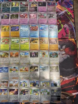 Pokemon Lot 63x Reverse Holo Cards Near Complete Prismatic Evolutions Master Set - Image 2