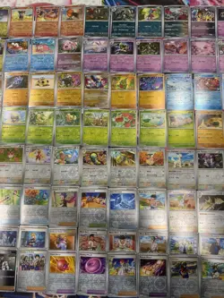 Pokemon Lot 63x Reverse Holo Cards Near Complete Prismatic Evolutions Master Set - Image 4