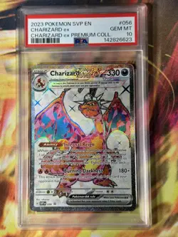 Graded Pokemon Card ENG Charizard ex 056 Sv: Scarlet & Violet Promo Holo PSA 10 - Image 1