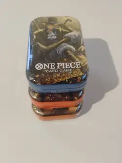 Set of 3 One Piece Card Game Vol.2 Mini-Tins FULL SET NEW SEALED Ace Luffy Sabo - Image 4