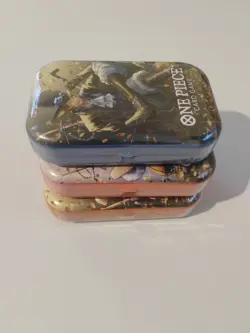 Set of 3 One Piece Card Game Vol.2 Mini-Tins FULL SET NEW SEALED Ace Luffy Sabo - Image 5