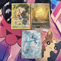 Pokemon TCG | Mixed English Illustration Rare & More X3 Card Bundle - Image 1