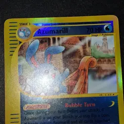 2002 POKEMON CARD AZUMARILL 4/147 AQUAPOLIS E READER RH LP STAGE 1 NICE - Image 4