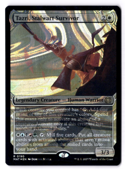 Tazri, Stalwart Survivor NM* HALO FOIL March Of The Machine 0190 mtg -UnltdCards - Image 1