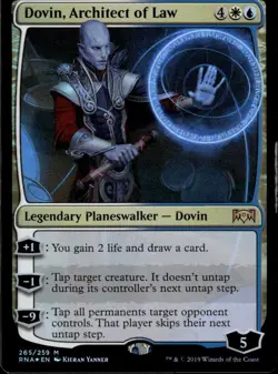 Ravnica Allegiance #265 Dovin, Architect of Law - Image 1