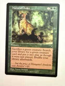 🌿 Natural Order #1 – Near Mint (Never Played) | MTG Sorcery - Image 2