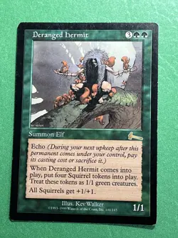 **Deranged Hermit** -Urza's Legacy- MTG Moderately Played (MP) - Image 1