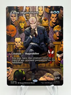 MTG Spider-Man CLEVER IMPERSONATOR Borderless Mythic #8 - Image 1
