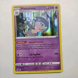 Holo Hatterene 20/73 Rare Champion's Path Pokemon - Same Day Shipping! - Image 1
