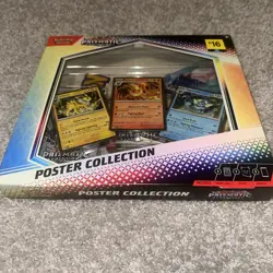 Pokemon Prismatic Evolutions Poster Collection Box New Factory Sealed - Image 1