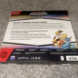 Pokemon Prismatic Evolutions Poster Collection Box New Factory Sealed - Image 2