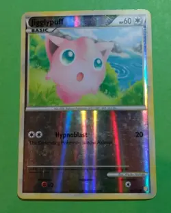 Jigglypuff 68/123 Heartgold & Soulsilver Reverse Holo Pokemon, MP - Image 2