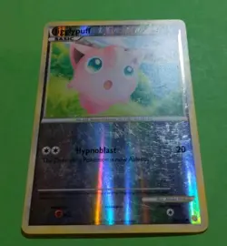 Jigglypuff 68/123 Heartgold & Soulsilver Reverse Holo Pokemon, MP - Image 3