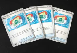 4x Poke Pad 081/088 - NM Perfect Order Pokemon Playset ME03 - Image 1