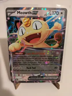 Meowth ex 62/88 Double Rare Pokemon Perfect Order NM - Image 1